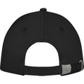 Solid Black - Back - Elevate Unisex Adult Doyle 5 Panel Cap