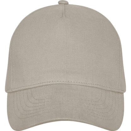 Oatmeal - Front - Elevate Unisex Adult Doyle 5 Panel Cap