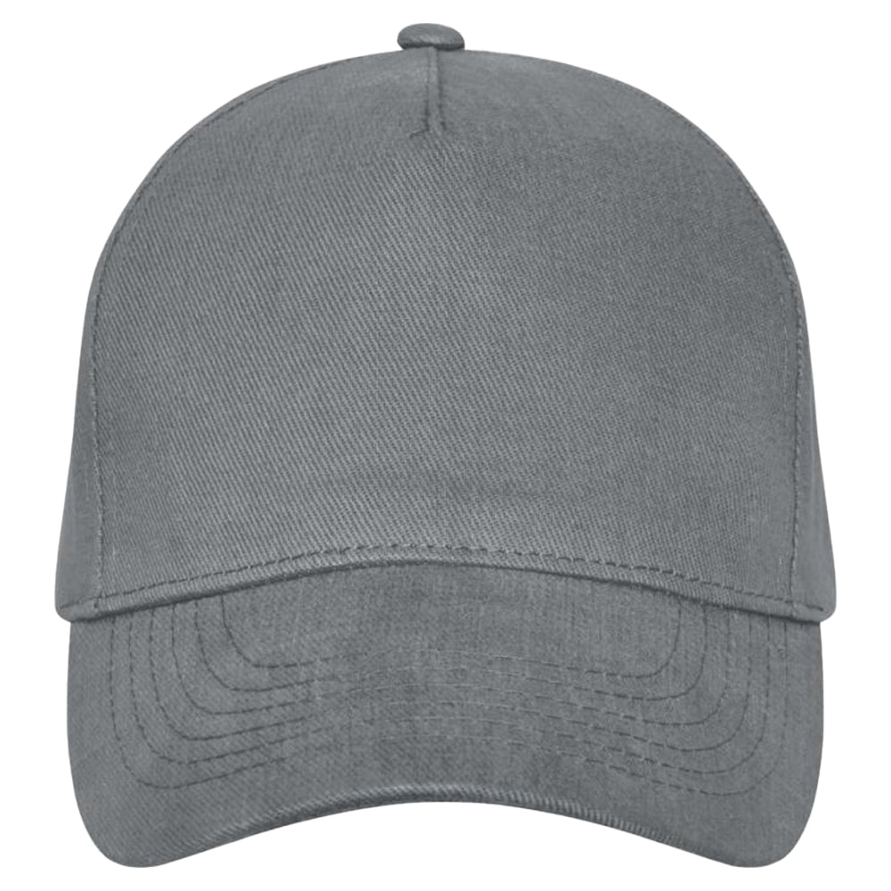 Grey - Side - Elevate Unisex Adult Doyle 5 Panel Cap