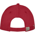 Red - Back - Elevate Unisex Adult Doyle 5 Panel Cap