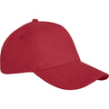 Red - Side - Elevate Unisex Adult Doyle 5 Panel Cap