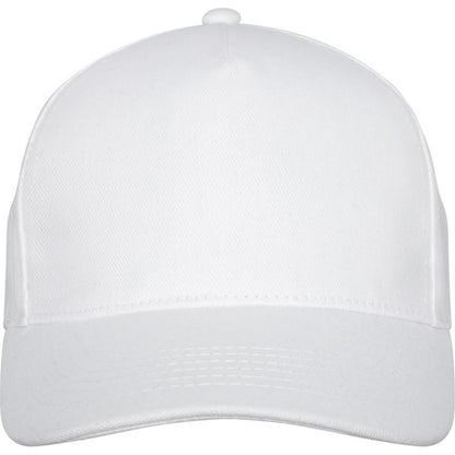 White - Front - Elevate Unisex Adult Doyle 5 Panel Cap