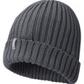 Storm Grey - Side - Elevate Unisex Adult Ives Organic Cotton Beanie