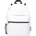 White - Front - Bullet Retrend Recycled Backpack