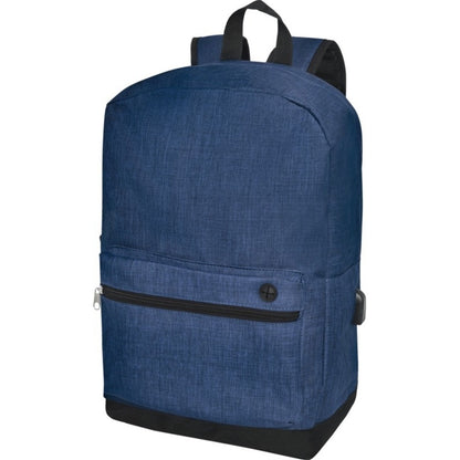 Navy Heather - Side - Bullet Hoss Laptop Bag
