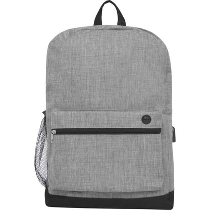 Light Grey Heather - Front - Bullet Hoss Laptop Bag