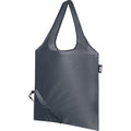 Charcoal - Side - Bullet Sabia Recycled Packaway Tote Bag
