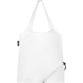 White - Back - Bullet Sabia Recycled Packaway Tote Bag