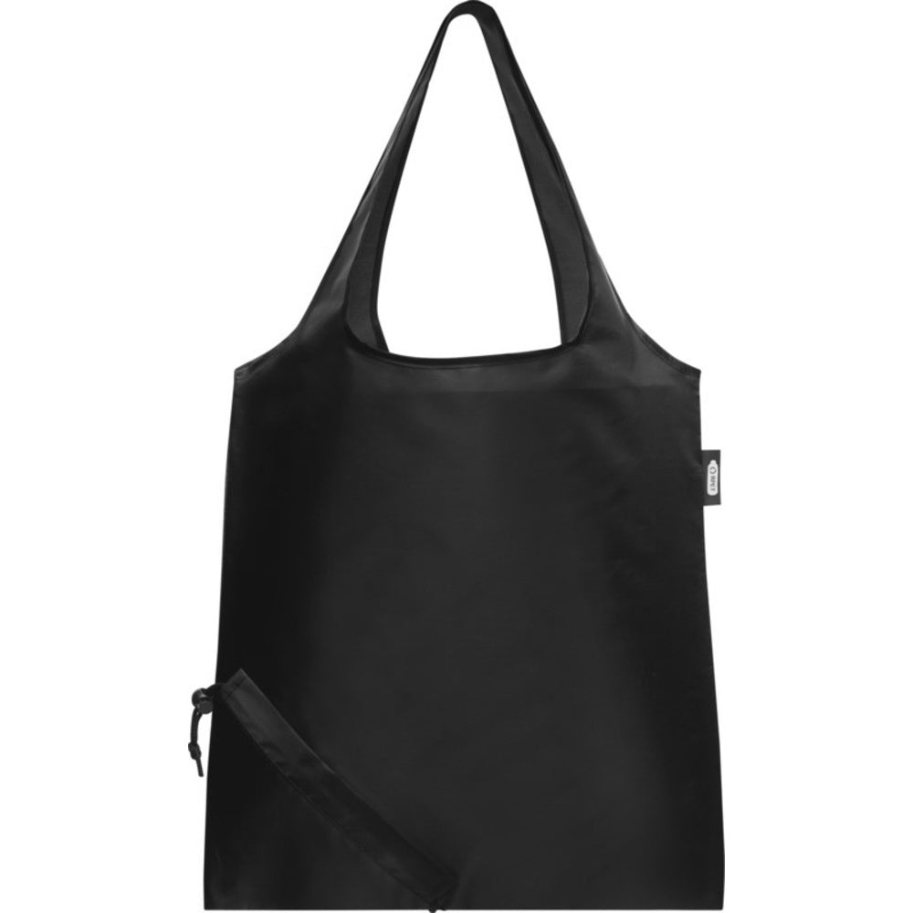 Black - Front - Bullet Sabia Recycled Packaway Tote Bag