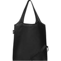 Black - Back - Bullet Sabia Recycled Packaway Tote Bag