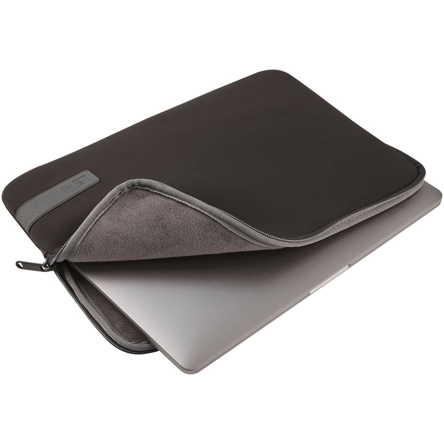 Black - Side - Case Logic Reflect 13" Laptop Sleeve
