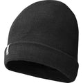 Solid Black - Front - Elevate Unisex Adult Hale Polylana Beanie
