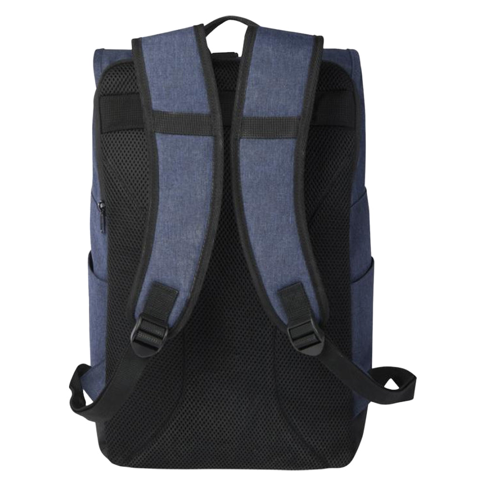 Heather Navy - Back - Avenue Hose 15.6" Roll Up Laptop Bag