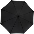 Solid Black - Back - Luxe Fontana Folding Umbrella