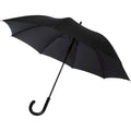 Solid Black - Front - Luxe Fontana Folding Umbrella