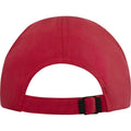 Red - Back - Elevate NXT Morion Recycled 6 Panel Cool Baseball Cap