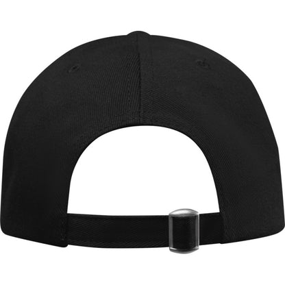 Solid Black - Back - Elevate NXT Topaz 6 Panel Baseball Cap