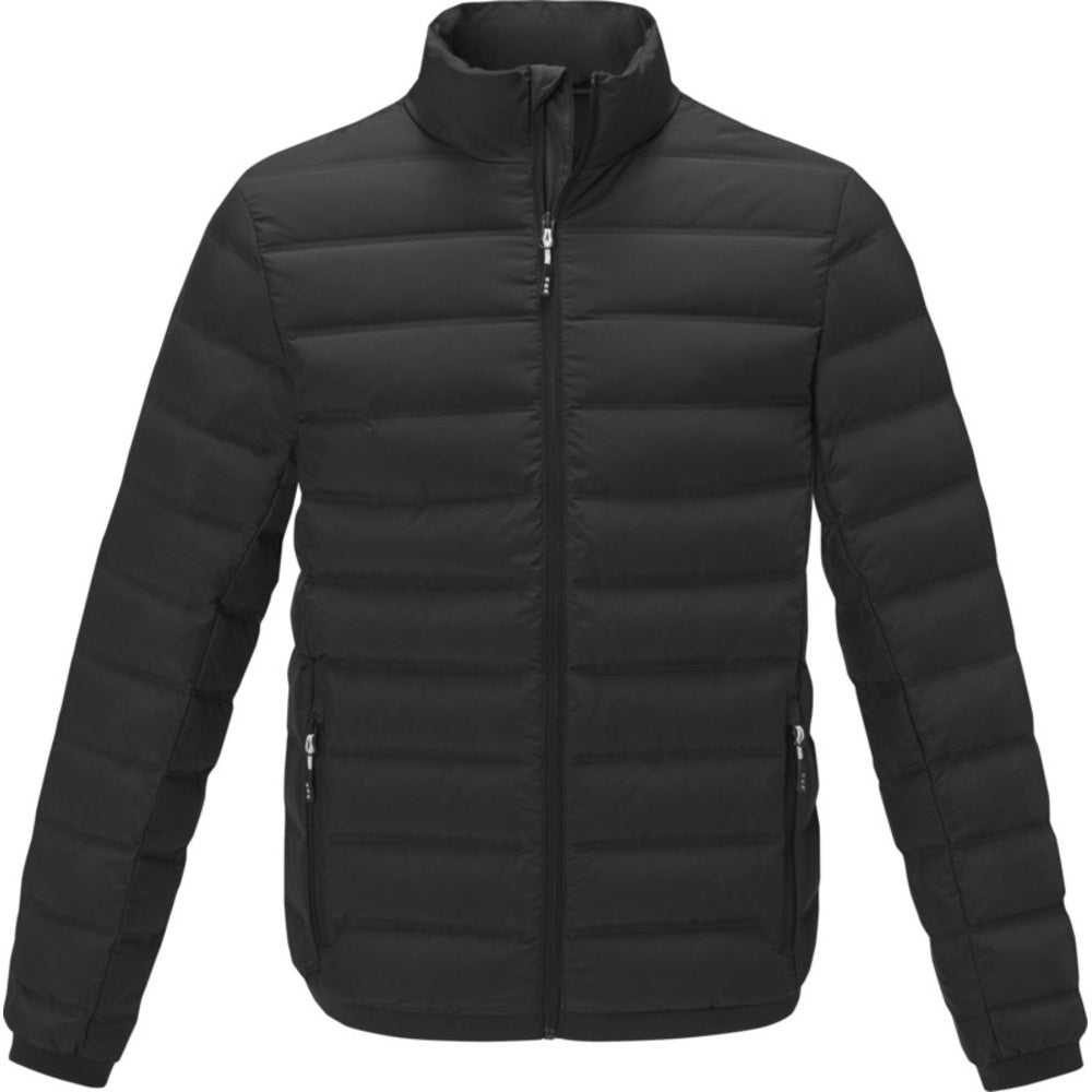 Solid Black - Front - Elevate Mens Macin Insulated Down Jacket