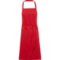 Red - Front - Bullet Organic Cotton Apron