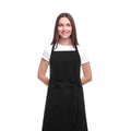 Solid Black - Back - Bullet Organic Cotton Apron