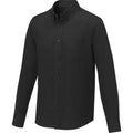 Solid Black - Lifestyle - Elevate Mens Pollux Long-Sleeved Shirt