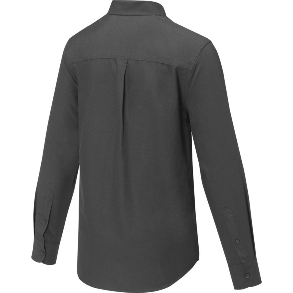 Storm Grey - Side - Elevate Mens Pollux Long-Sleeved Shirt
