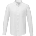White - Front - Elevate Mens Pollux Long-Sleeved Shirt