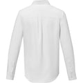 White - Back - Elevate Mens Pollux Long-Sleeved Shirt