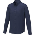 Navy - Lifestyle - Elevate Mens Pollux Long-Sleeved Shirt