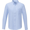 Light Blue - Front - Elevate Mens Pollux Long-Sleeved Shirt