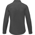 Storm Grey - Back - Elevate Womens-Ladies Pollux Shirt