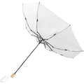 White - Back - Avenue Birgit Recycled Folding Umbrella