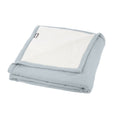 Grey-Off White - Front - Seasons Polar Fleece Blanket