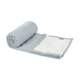 Grey-Off White - Back - Seasons Polar Fleece Blanket