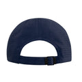 Navy - Back - Elevate NXT Mica Recycled 6 Panel Cool Fit Cap