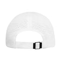 White - Back - Elevate NXT Mica Recycled 6 Panel Cool Fit Cap