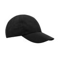 Solid Black - Side - Elevate NXT Mica Recycled 6 Panel Cool Fit Cap