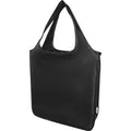 Solid Black - Side - Bullet Ash RPET Tote Bag