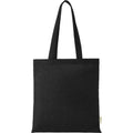 Solid Black - Front - Bullet Orissa Organic Cotton Tote Bag