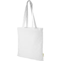 White - Back - Bullet Orissa Organic Cotton Tote Bag