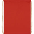 Red - Back - Bullet Orissa Organic Cotton Drawstring Bag