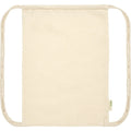 Natural - Back - Bullet Orissa Organic Cotton Drawstring Bag
