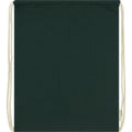 Dark Green - Back - Bullet Orissa Organic Cotton Drawstring Bag