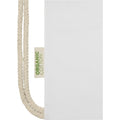 White - Side - Bullet Orissa Organic Cotton Drawstring Bag