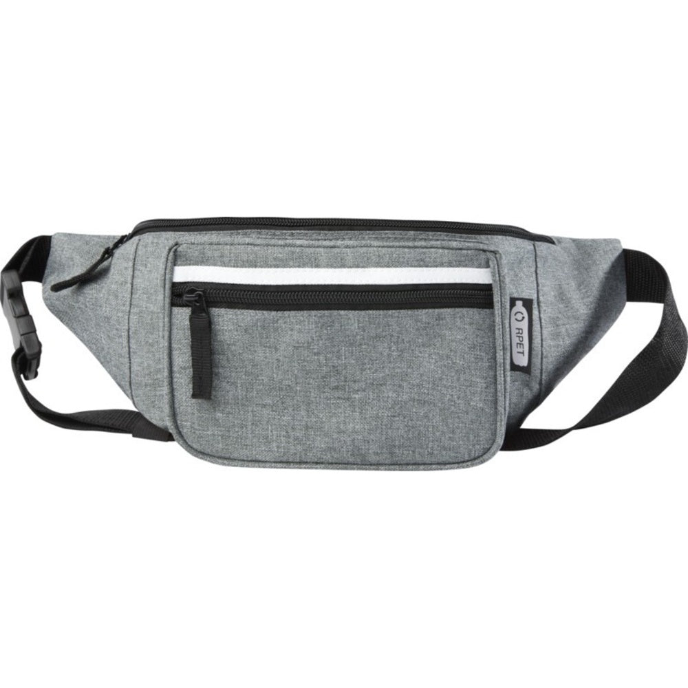 Heather Grey - Front - Bullet Journey RPET Waist Bag
