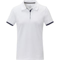 White - Front - Elevate Womens-Ladies Morgan Short-Sleeved Polo Shirt