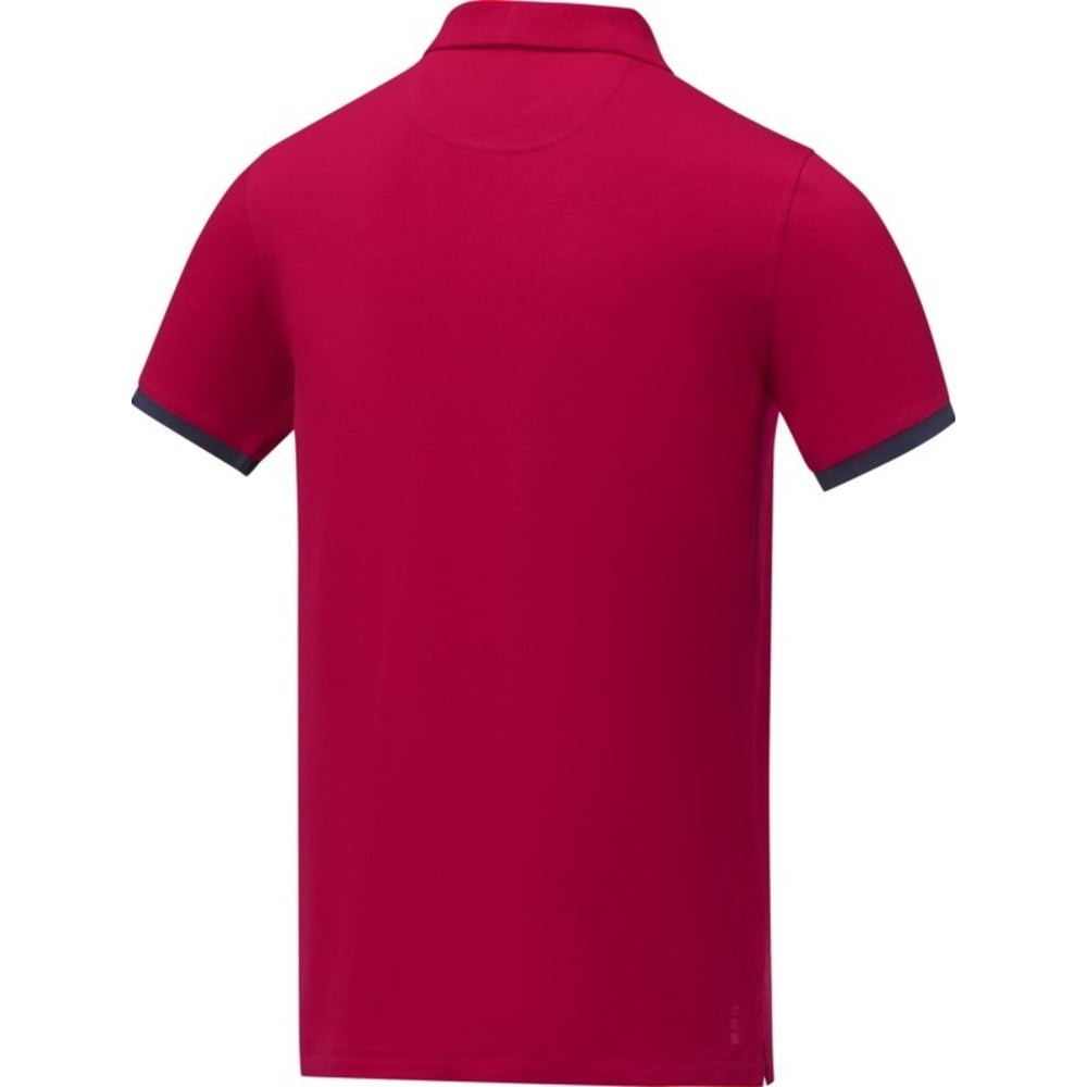 Red - Lifestyle - Elevate Mens Morgan Short-Sleeved Polo Shirt