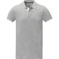 Heather Grey - Front - Elevate Mens Morgan Short-Sleeved Polo Shirt