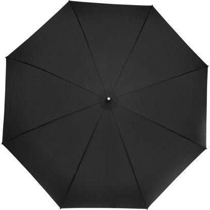 Solid Black - Side - Avenue Romee RPET Recycled Golf Umbrella