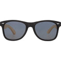 Solid Black - Back - Avenue Sun Ray Bamboo Sunglasses